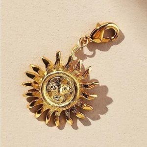 NWT - Anthropologie Pajarimon 18k Gold Plated Sun Charm‌‌‌‌‌‌‌‌‌‌‌‌